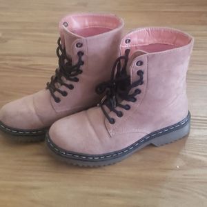 Pink boots